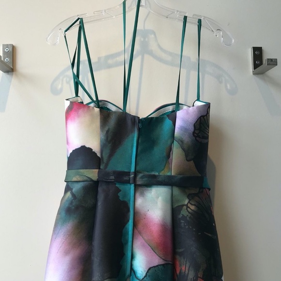 Mon Cheri 'Colette' Floral Strapless Gown - Picture 5 of 6